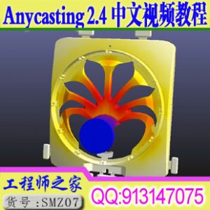 Anycasting V2.4中文压铸模流分析从入门到精通语音视频教程送软件