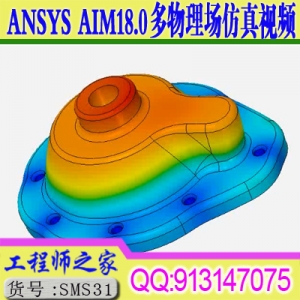ANSYS AIM18.0中文版多物理场仿真计算专题视频教程
